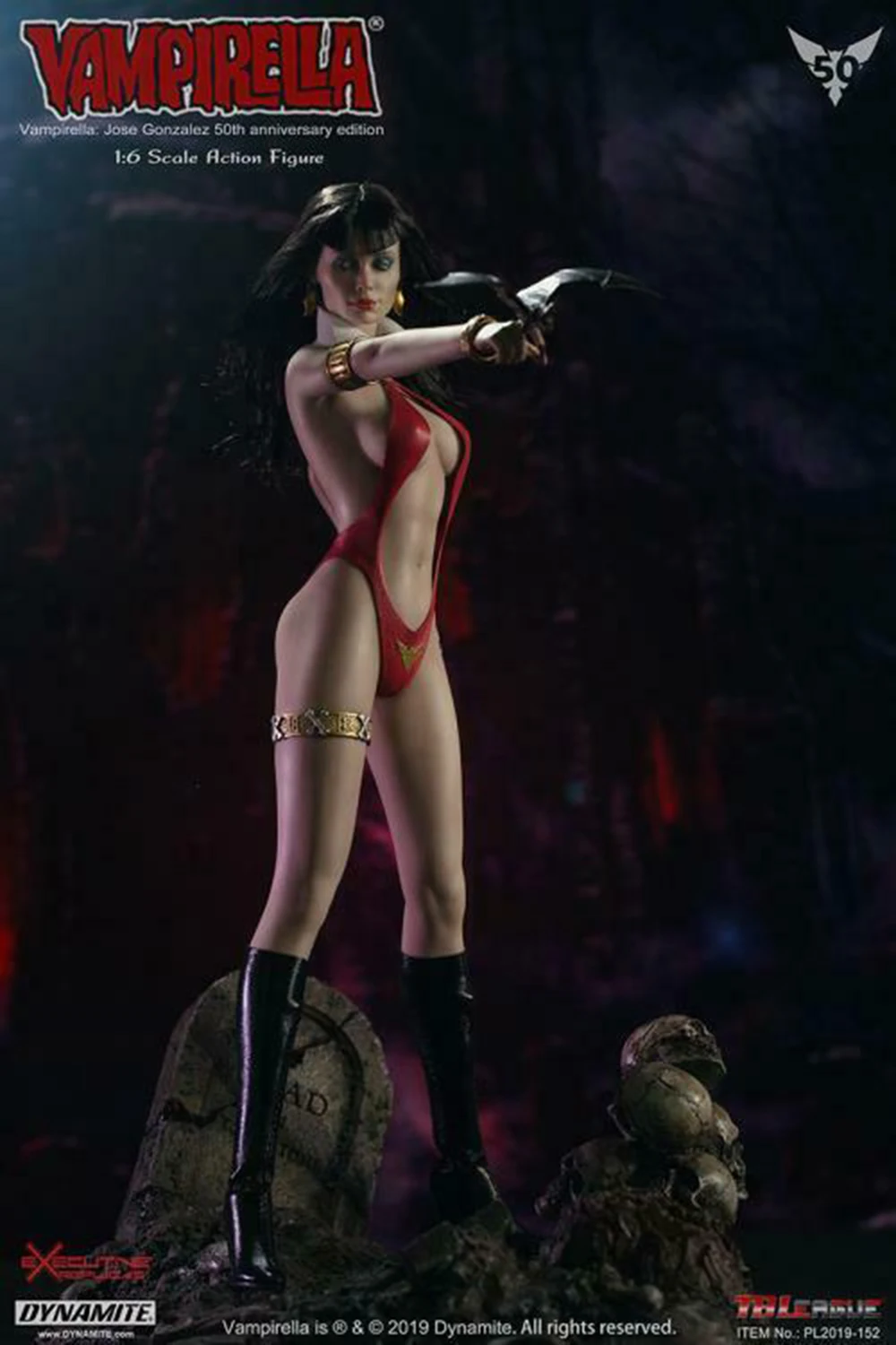 1/6 Vampirella 50th anniversary Edition фигурка солдата TBLeague PL2019-152 модель Фигурка для фанатов подарок на праздник