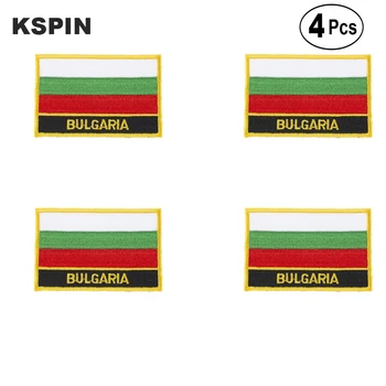 

Bulgaria Rectangular Shape Flag Iron on Saw on Patches Embroidered Flag Patches National Flag Patches for Clothing DIY