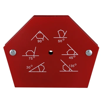 

Hexagon Welding Positioner 50LB Magnetic Fixed Angle Soldering Locator Tools without Switch Welding Accessories