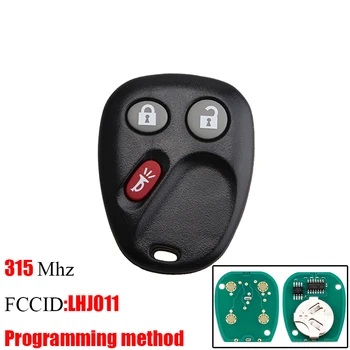 

New 3 Buttons Remote Key Keyless Entry Fob For LHJ011 315Mhz for GM Hummer H2 Chevrolet Avalanche Cadillac Escalade 2003-2006