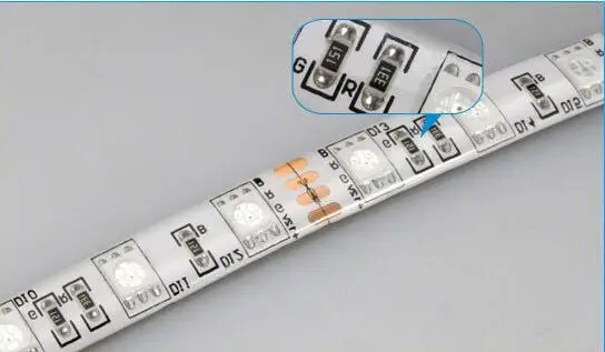 Бесплатная доставка Горячая распродажа! УФ Цветной RGB Светодиодные полосы IP20 IP65 IP68 smd5050 светодиодные чипы, контакте с клейкой лентой 3 M