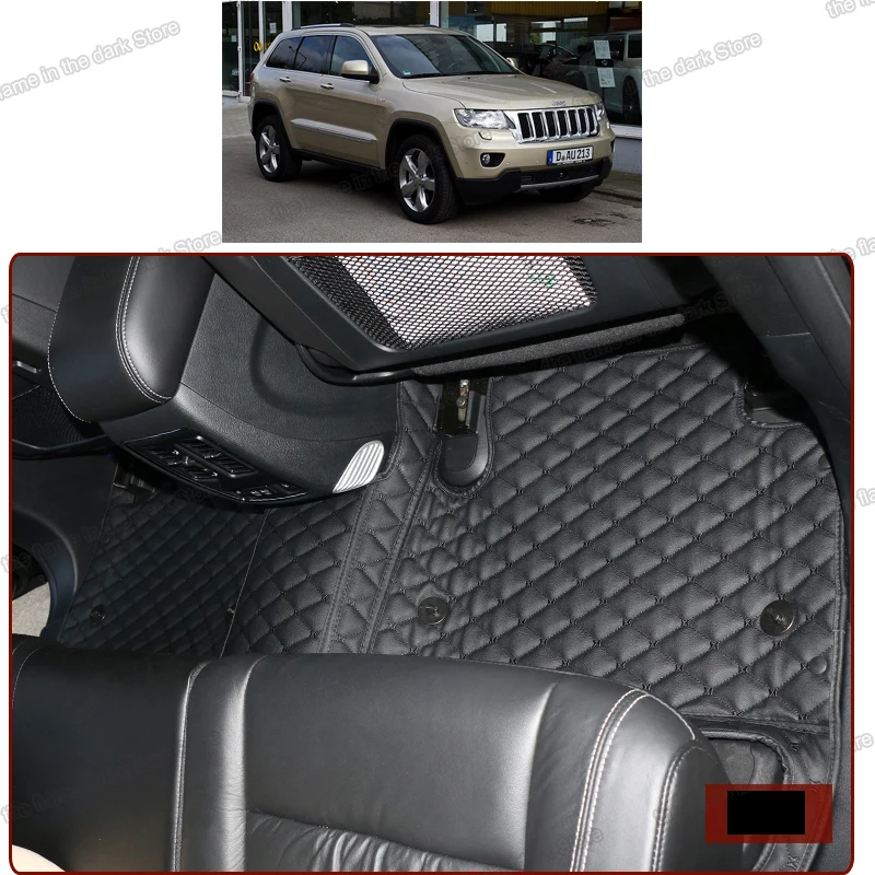 Кожаный Автомобильный напольный коврик lsrtw2017 для jeep grand cherokee 2011 2012 2013 2014 2015 2016 2017