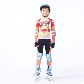 

2020 Cute children roller skating clothing training clothing cycling clothing parkour clothing