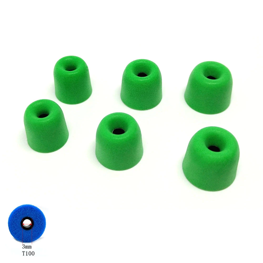 Anjirui T100 3.0mm Caliber Ear Pads Memory Foam Ear Tips Headset Foam