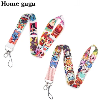 

Homegaga D2923 Animal Crossin Lanyards Art Neck Strap Mobile Phone Keys ID Card Holder Lanyard For Keys DIY Hanging Rope Lanyard