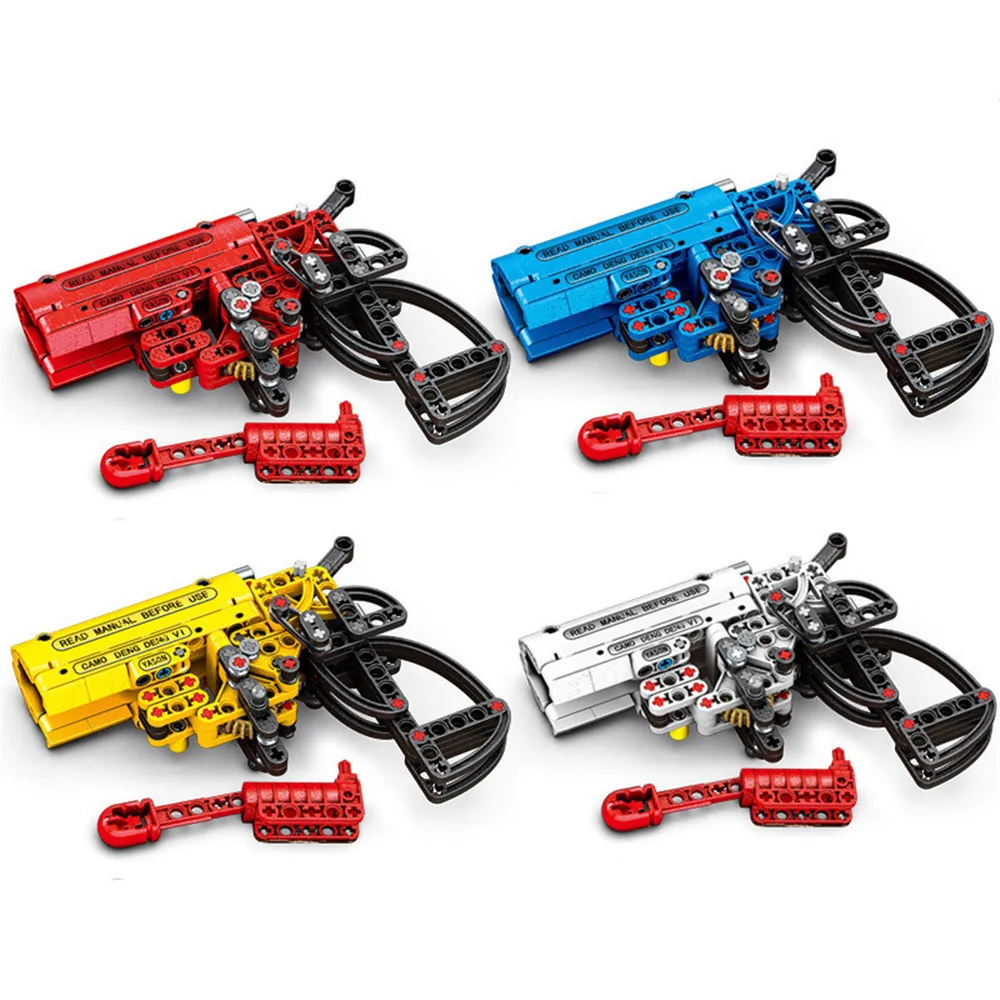 

Steam PUBG 7013 4 in 1 Toy Signal Gun Compatible Legoeds Technic Building Blocks Launched Gun Can Fire Bullets Toys Toy Gifts