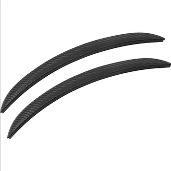 

4PC Car Carbon Fiber Wheel Eyebrow Arched Fender Flared Protection Bar Trim 33cm Carbon Fiber Soft Rubber