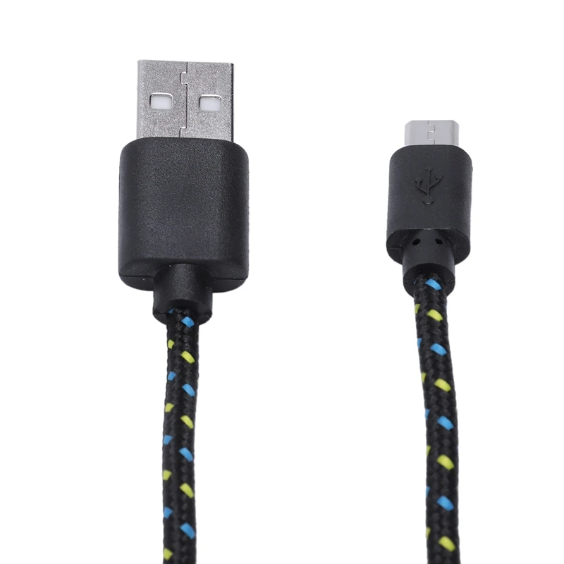 Универсальный 3M/10FT мини USB нейлоновый сетчатый кабель для передачи данных для samsung Galaxy S6