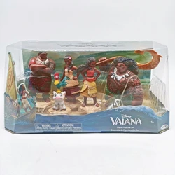 Poupée princesse Moana de Disney Kawaii, dessin animé, ensemble de figurines de l'île de Maui, Collection de figurines d'action, jouets pour filles et garçons, cadeaux de noël 