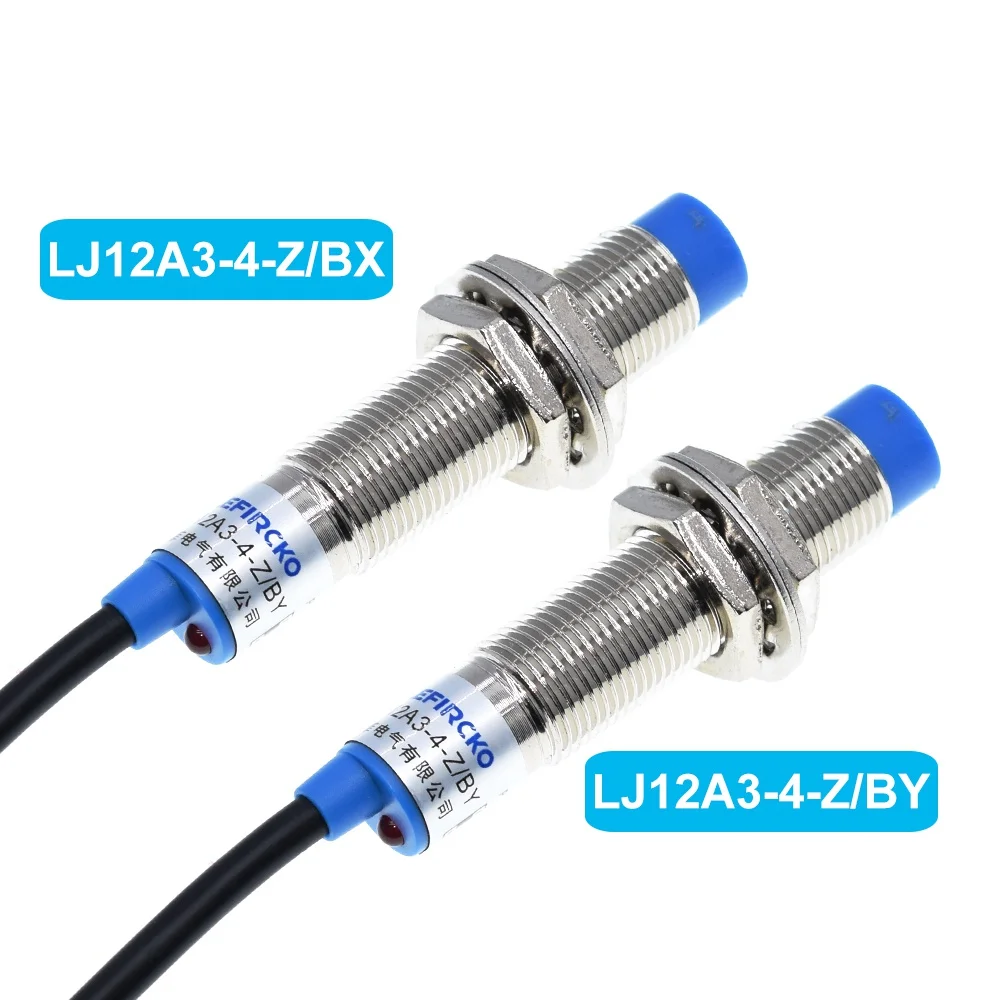 LJ12A3-4-Z/BX LJ12A3-4-Z/BY New Inductive Proximity Sensor Detection Switch NPN DC 6-36V for Arduino