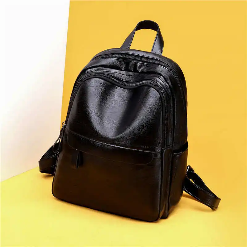 Женский Школьный рюкзак, маленький рюкзак, известный бренд, школьные черные ретро рюкзаки для девочек-подростков, Mochila, рюкзак для ноутбука