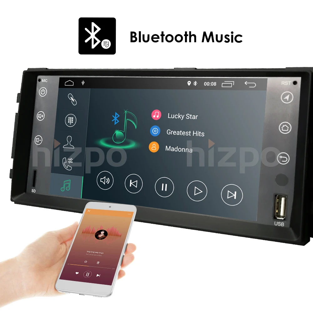 Perfect Car Monitor Android 9.0 GPS Player For Wrangler Compass Grand Cherokee Jeep Patriot Liberty Dodge Caliber Journey Chrysler DVBT 12