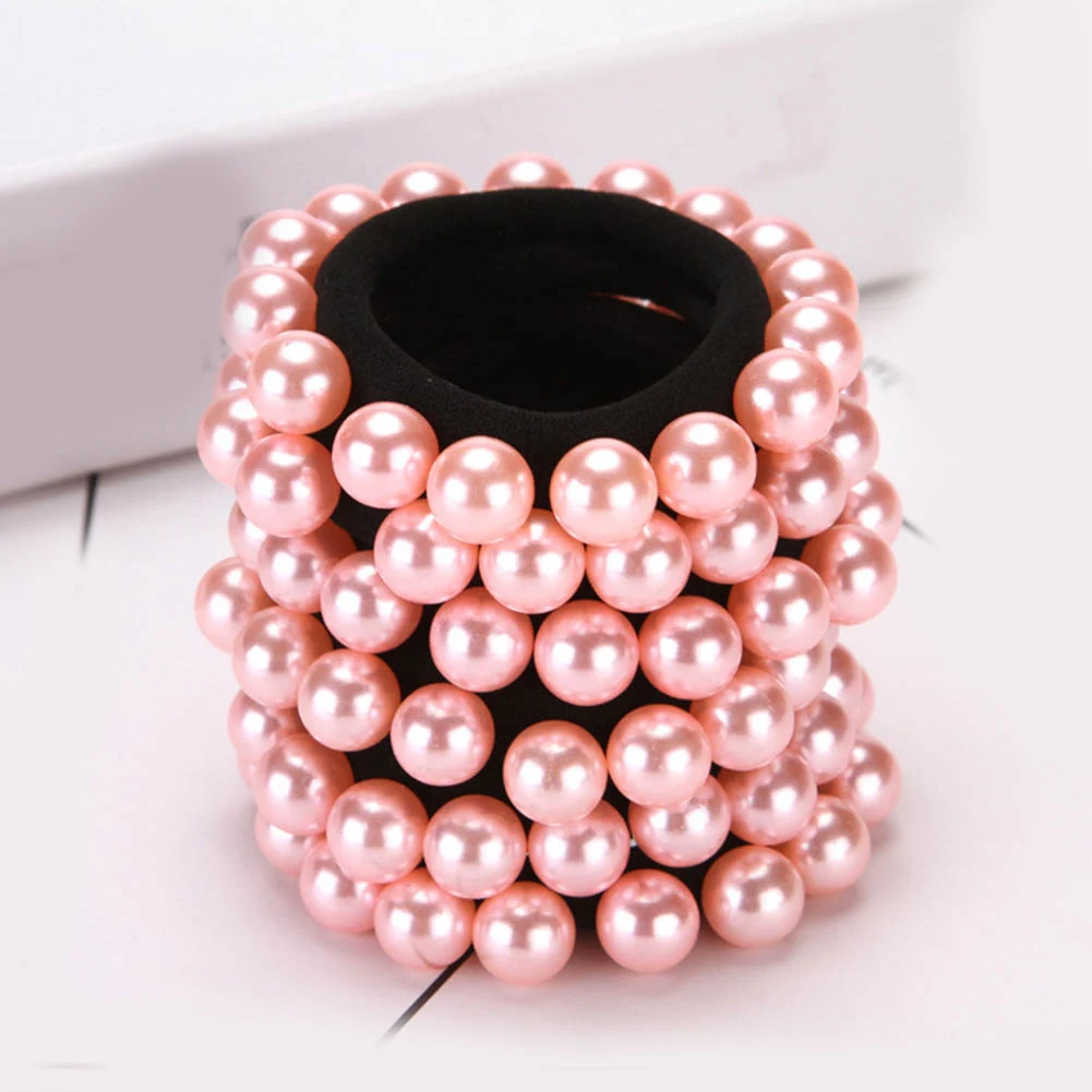 1 шт. модная бесшовная резинка для волос женские очаровательные жемчужные