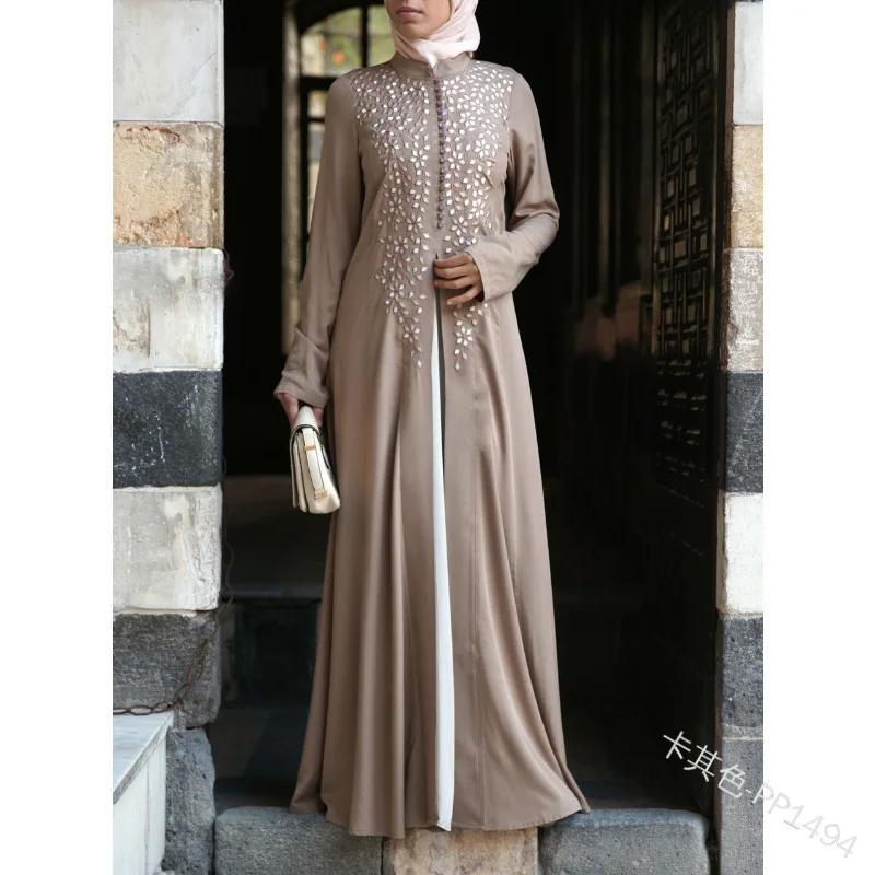 Женская Абая, для мусульман платье Цветочный принт плюс Размеры 5XL турецкий Кафтан Вечернее марокканское платье платья арабское платье Vestidos