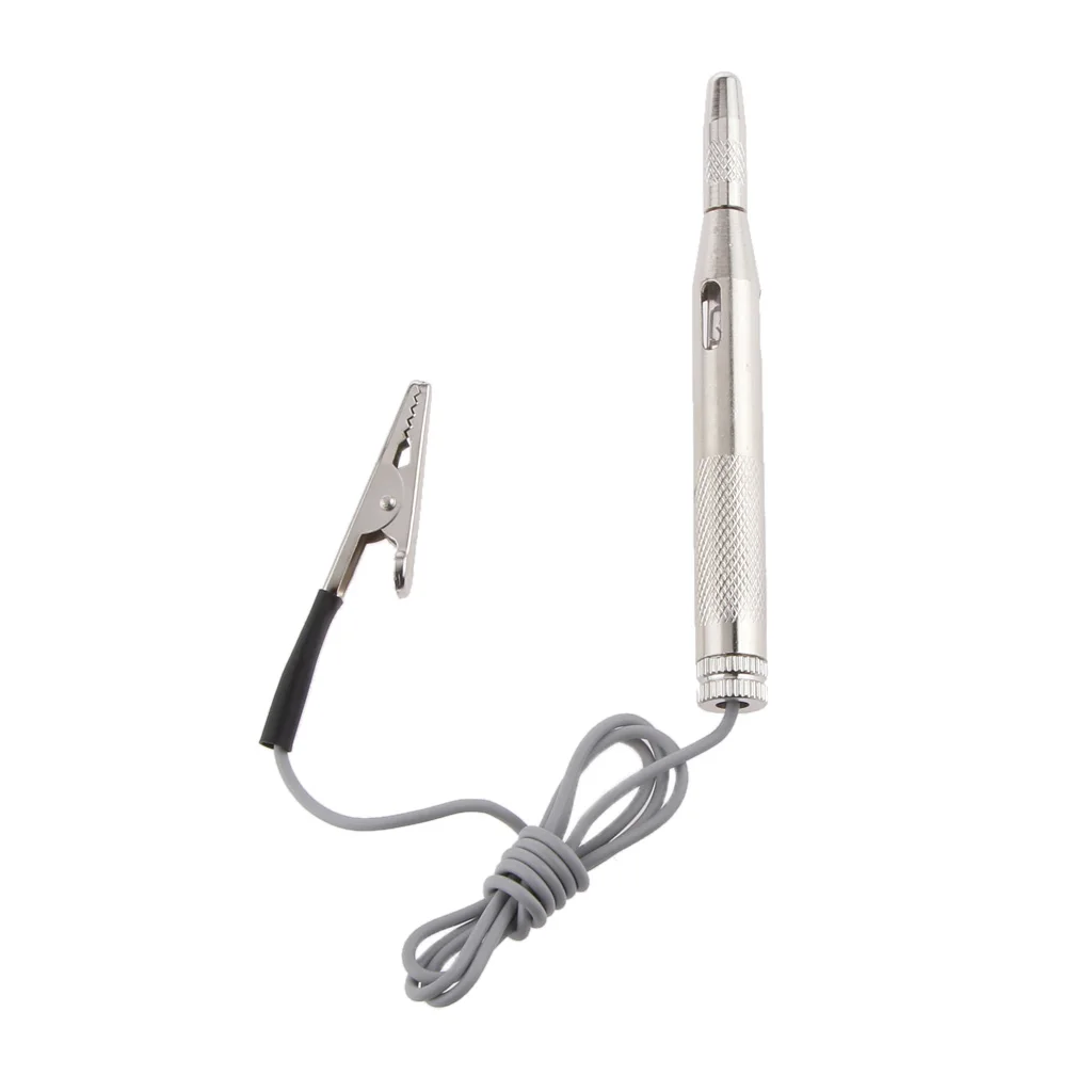 Car Electrical Circuit Tester 6V/24V Voltage Long Probe Test Pen Pencil Light Bulb for Low Voltage Systems, Fuse, Switch, Wires