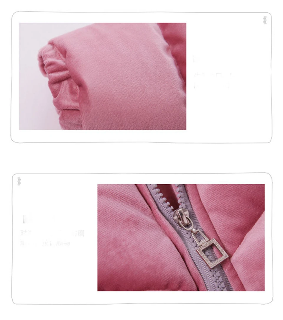 Kids Winter Jacket for Girls Parka Fur HoodiesThick Cotton-Padded Down Coat Childrens Jackets Teenagers Outerwear&Coats Clothing