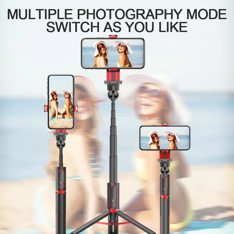 Phone Stabilizer Selfie Stick Video Shooting Vlog Anti-shake Stable Tripod Live Broadcast Device Camera Motion Handheld PTZ