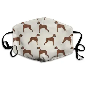 

YongColer Ideal Gift - Breathable Anti Dust Mouth Mask Warm Windproof Reusable Washable Half Face Mask Fashion Novelty Boxer Dog