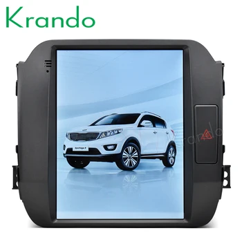 

Krando Android 8.1 10.4" verticial screen car navigation system for Kia Sportage 2010-2015 radio navigation system