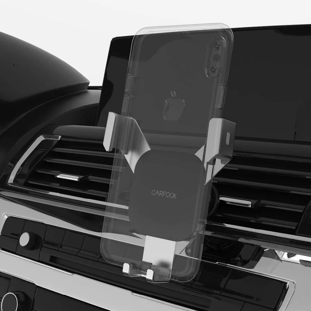 Xiaomi Mijia CARFOOK Автомобильный держатель для телефона на выходе с одной рукой удобство управления гравитационный зондирующий кронштейн для iphone 11 Pro X XS Max