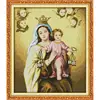Madonna and Child Series Count and Stamped 14ct 11ct Cross Stitch Kit DIY Cross Stitch Set Embroidery Needlework Home Decoration ► Photo 2/6