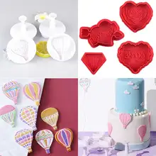 

Plastic Cookie Cutter Embosser Cartoon Gingerbread Man Car Set Pastry Cake Decorations Baking Kitchen Accessories Desserts Tools