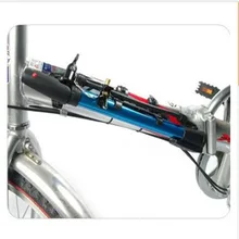 Велосипедный мини портативный насос высокого давления из алюминиевого сплава для шин Бытовая горная зарядка цилиндрическое оборудование для верховой езды 217 г