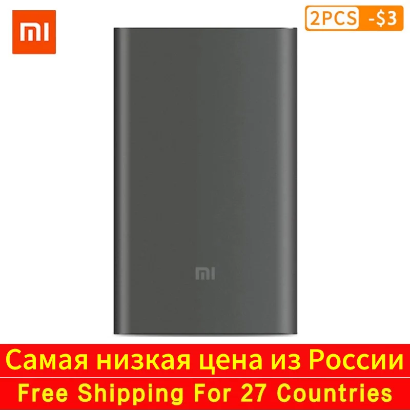 

Original mi Xiaomi Power Bank 10000mAh Pro Type-C External Battery portable charging 10000mAh Two-way Quick Charge 18W Powerbank