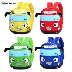 Poprt Mochila De felpa de dibujos animados en 3D para niños, morral escolar de animales para guardería, mochilas escolares para niños y niñas