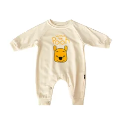 Combinaison de printemps et d'automne pour enfants, barboteuse mignonne de dessin animé, vêtements pour nouveau nés 