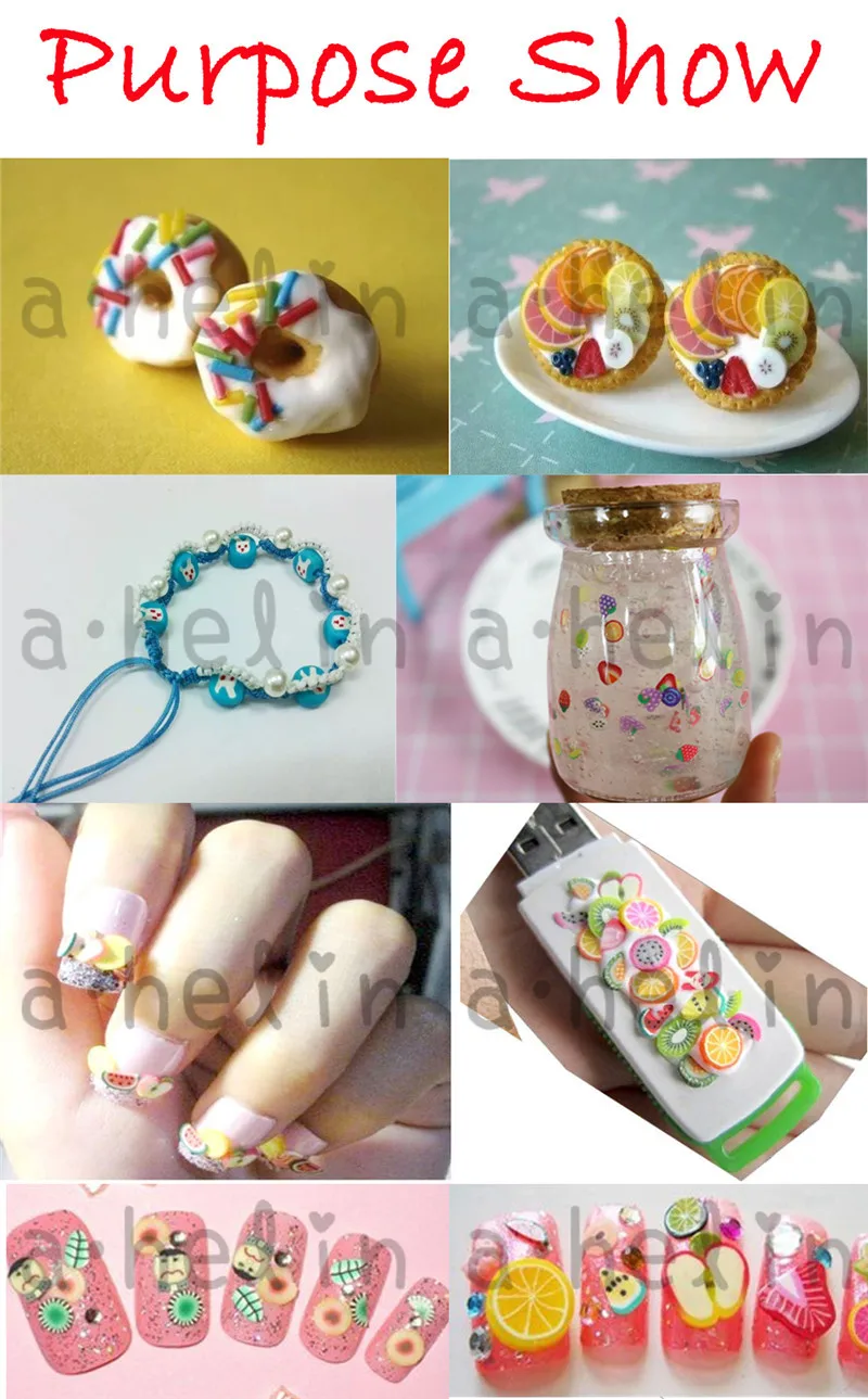 60 г подарок Fimo Polymerclay, мягкая глина разбрызгивает для детей Diy/рукоделие сделай сам/дизайн ногтей/украшение для альбома/наполнитель слизи оптом