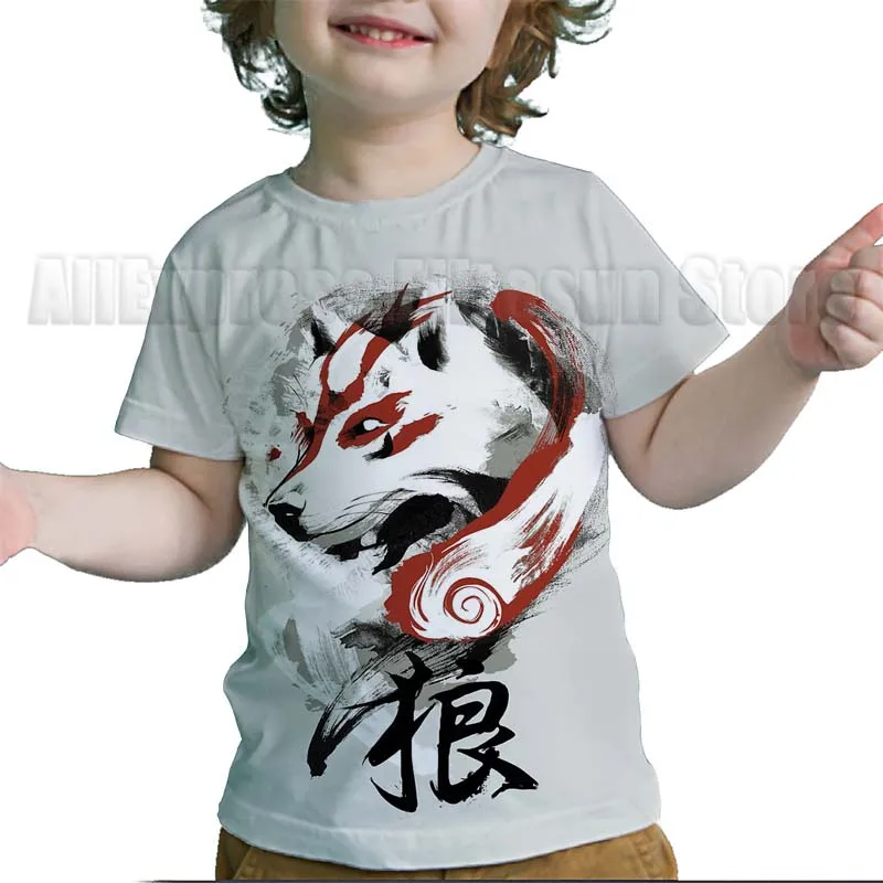 tops adolescentes, camiseta de anime infantil dos