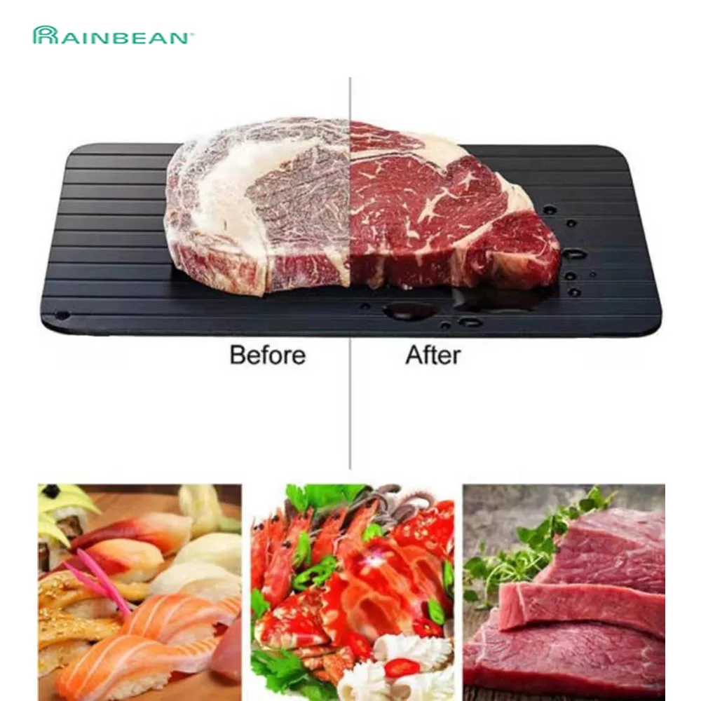 

2-in-1 Fast Defrosting Meat Tray chopping board Rapid Safety Thawing Tray Quick Thawing Plate For Frozen Food Meat Kitchen Tool