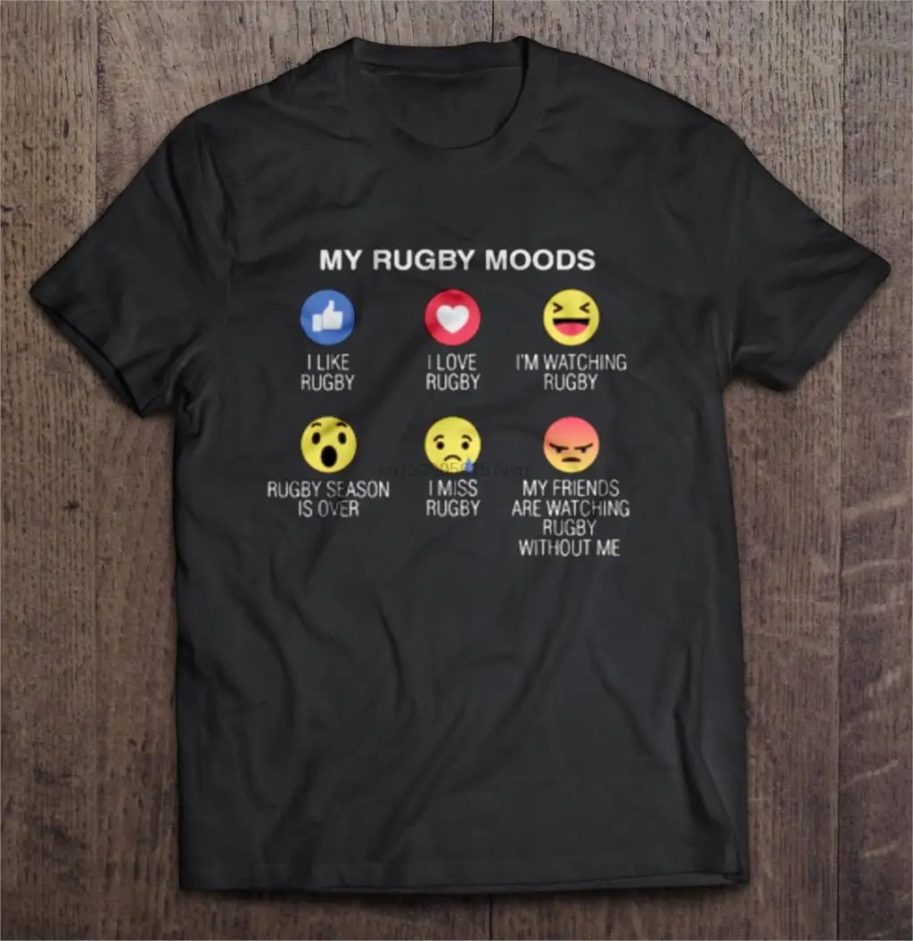 Мужская футболка My Rugby Moods I like rugby love m watching сезон за регби miss женская | одежда