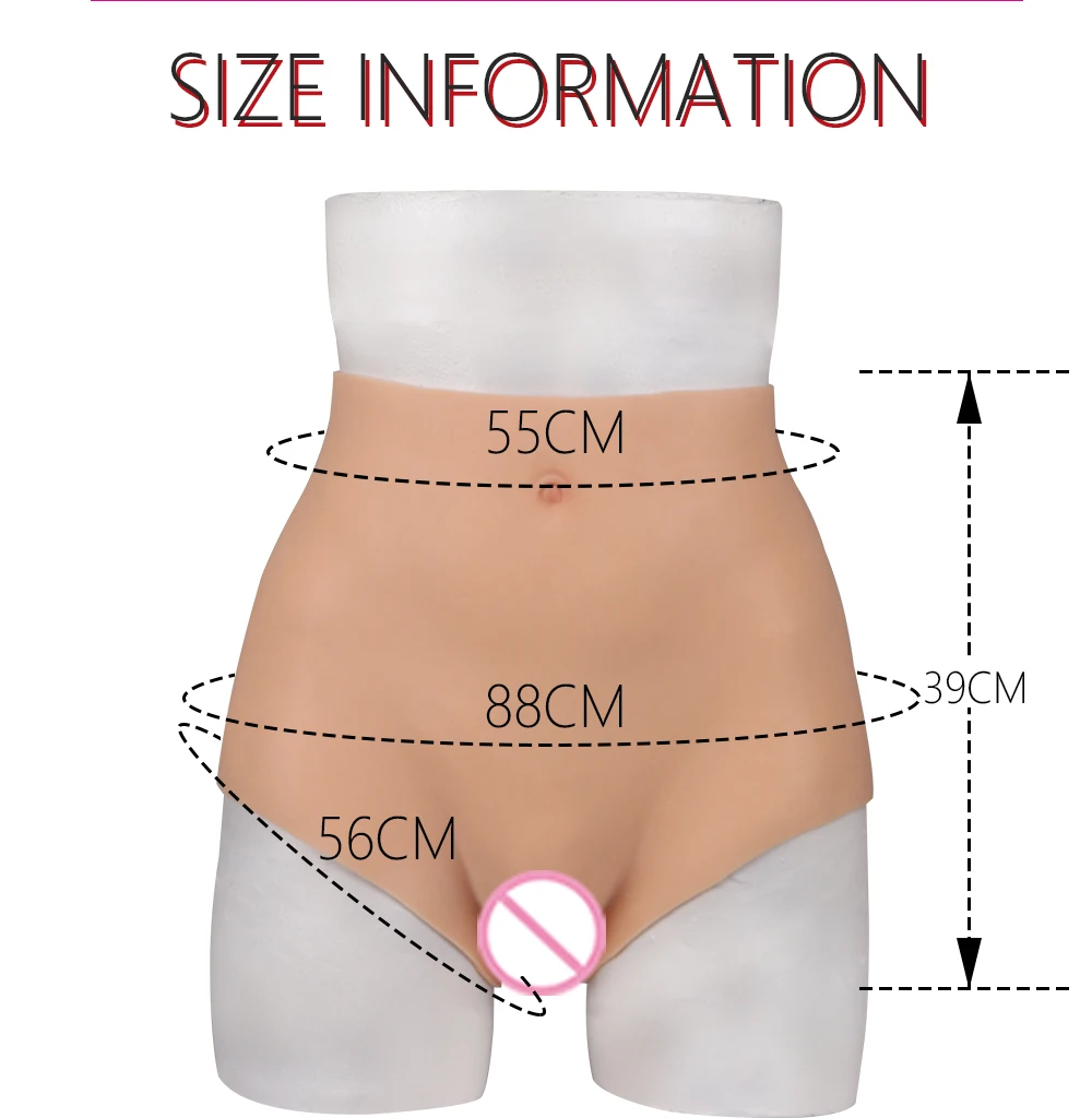 7TH Butt Lift Fake Vagina Underwear Crossdresser Transgender Drag Queen Sissy  Cosplay Male to Female Silicone Realistic Vagina Panties (10)