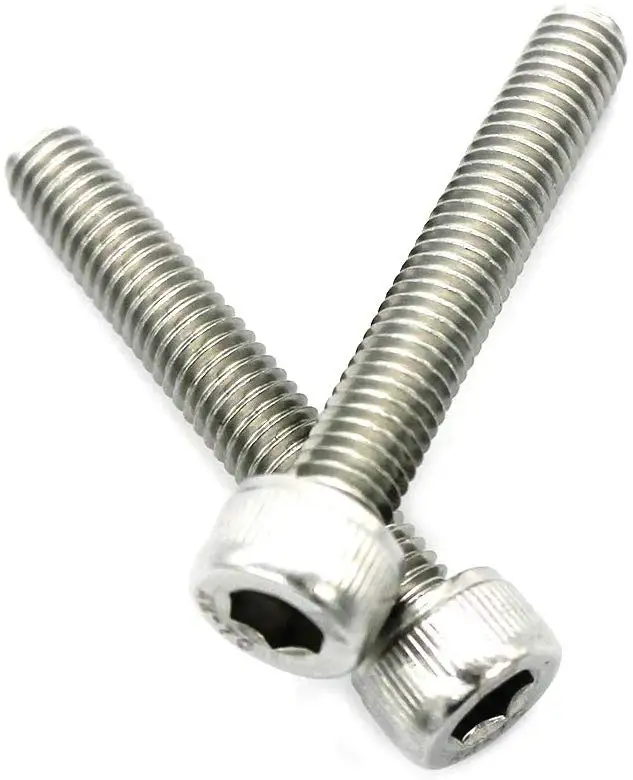 

1/4"-20 Thread Size, 3/4" Long,18-8 Stainless Steel Socket Head Screw 50pcs