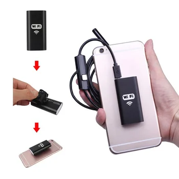 

Hot 8mm Wireless WIFI Endoscope Waterproof HD 1.0MP Camera For iPhone Android, 2M