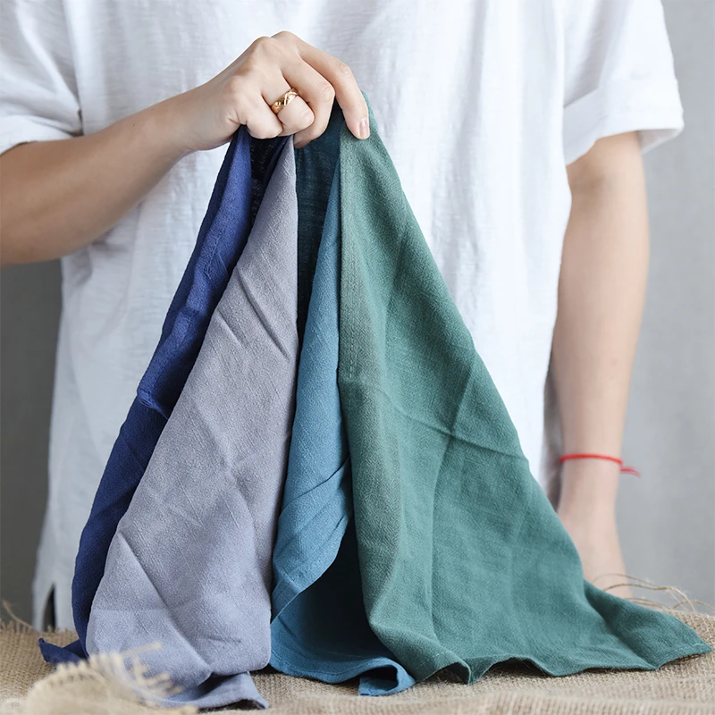 Linen Kitchen Napkin Tea Set 30 * 40cm Soft Absorbent Nordic Simple 5pcs Hot Sale 100% Linen