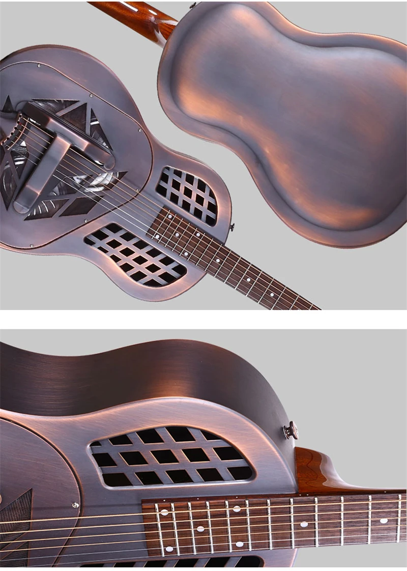 Джонатан 19 серии резонатор гитары, resophonic гитары s, металлический корпус Duolian guiatrs