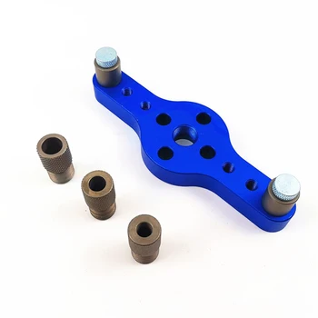 

Aluminum alloy Pocket Hole Jig Kit Woodworking Hole Set 140 * 105 * 40MM