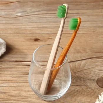 

2Pcs Bamboo Charcoal Soft Toothbrush Oral Dental Care Nano Brush Black Head Brush Oral Care Teeth Cleaning Drop Shipping New