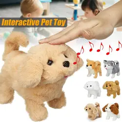 Jouet interactif réaliste pour chien, 1 pièce, accessoire de marche électronique, chiot en peluche, queue pour tout petit 
