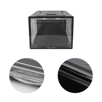 

1Pc Transparent Sneaker Case Shoe Box Display Shoe Cabinet Clamshell Pattern Box