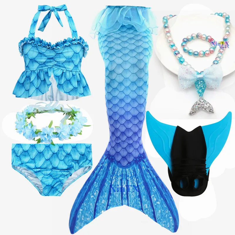 Fancy-Mermaid--with-No-Fins-Monofin-Flipper-Little-Mermaid-Tail-Cosplay-Summer-Swimsuit-Bikini-Bathing (1)_副本