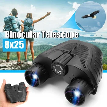 

8x25 Compact Zoom Binoculars Long Range 1000m Folding HD Powerful Mini Telescope Optics Hunting Sports Camping Tools