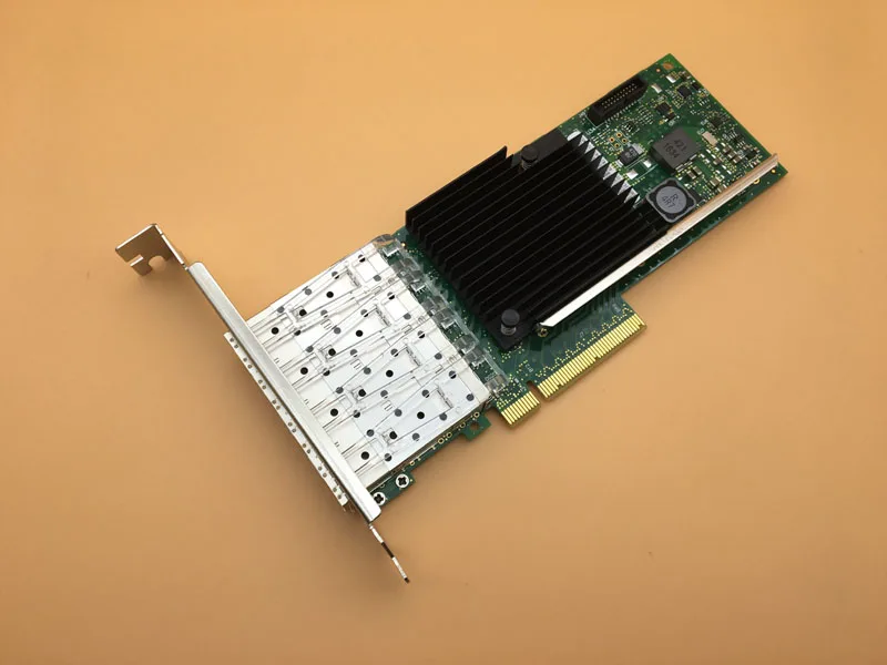 4 порта SFP+ 10G PCIE X8 LC волоконный Ethernet конвергентный сетевой адаптер NIC X710-DA4