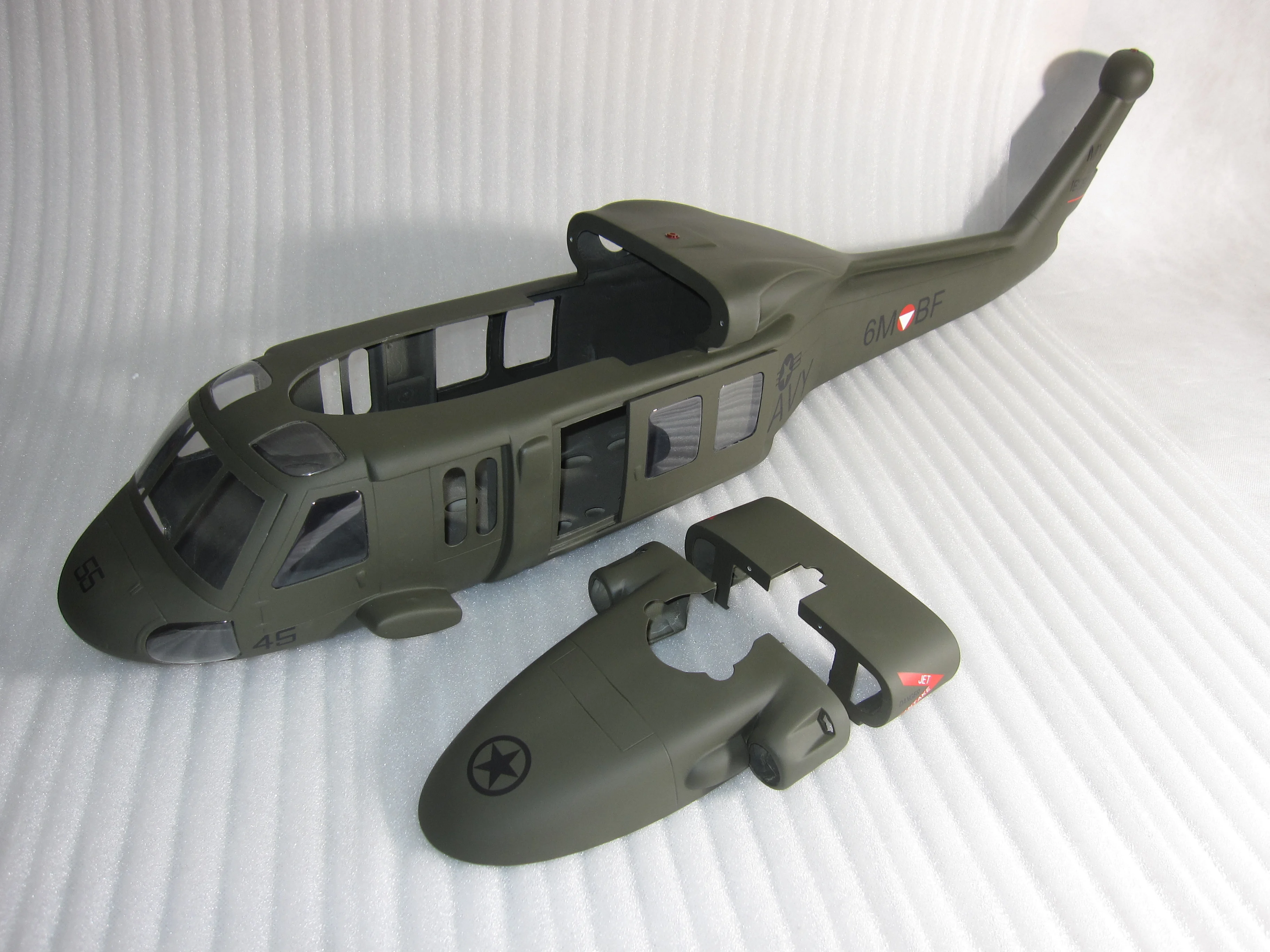 Размер 500 Фюзеляж Для UH60/фотовертолет военный/sea hawk / JAYHAWK HH60
