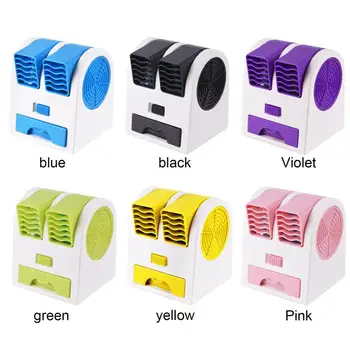 

90 Degree Square Shape USB Hand-held Desk Fan Cooler Handheld Air Conditioner Cooling Fan Summer Air Conditioner Cooler