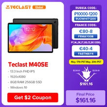 Teclast M40SE 10.1 ''Tablet 1920x1200 UNISOC T610 Octa Core 4GB RAM 128GB ROM 4G netzwerk Dual SIM Android 10,0 Typ-C Docking
