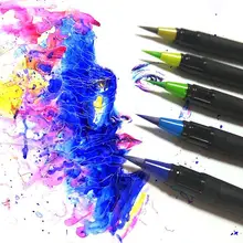 

20Color Watercolor Brush Pen Set Coloring Books Comic Calligraphy Paint Marker